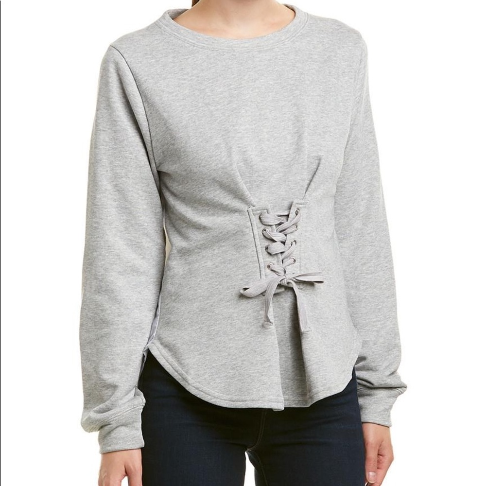 Walter baker Isabella lace up corset top